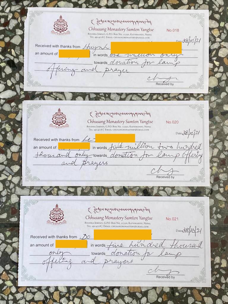 Khách đăng ký cúng lễ Hỏa tịnh Khách đăng ký cúng lễ Hỏa tịnh