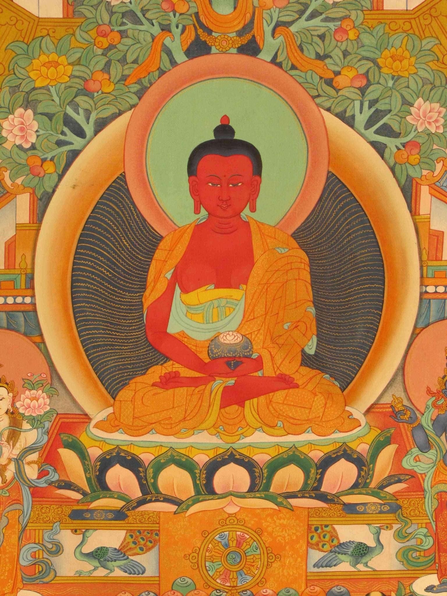 A Di Đà Phật - giáo chủ Tây Phương Cực Lạc, cõi tịnh độ thù thắng Phật Thích Ca hướng mọi người về A Di Đà Phật - giáo chủ Tây Phương Cực Lạc, cõi tịnh độ thù thắng Phật Thích Ca hướng mọi người về