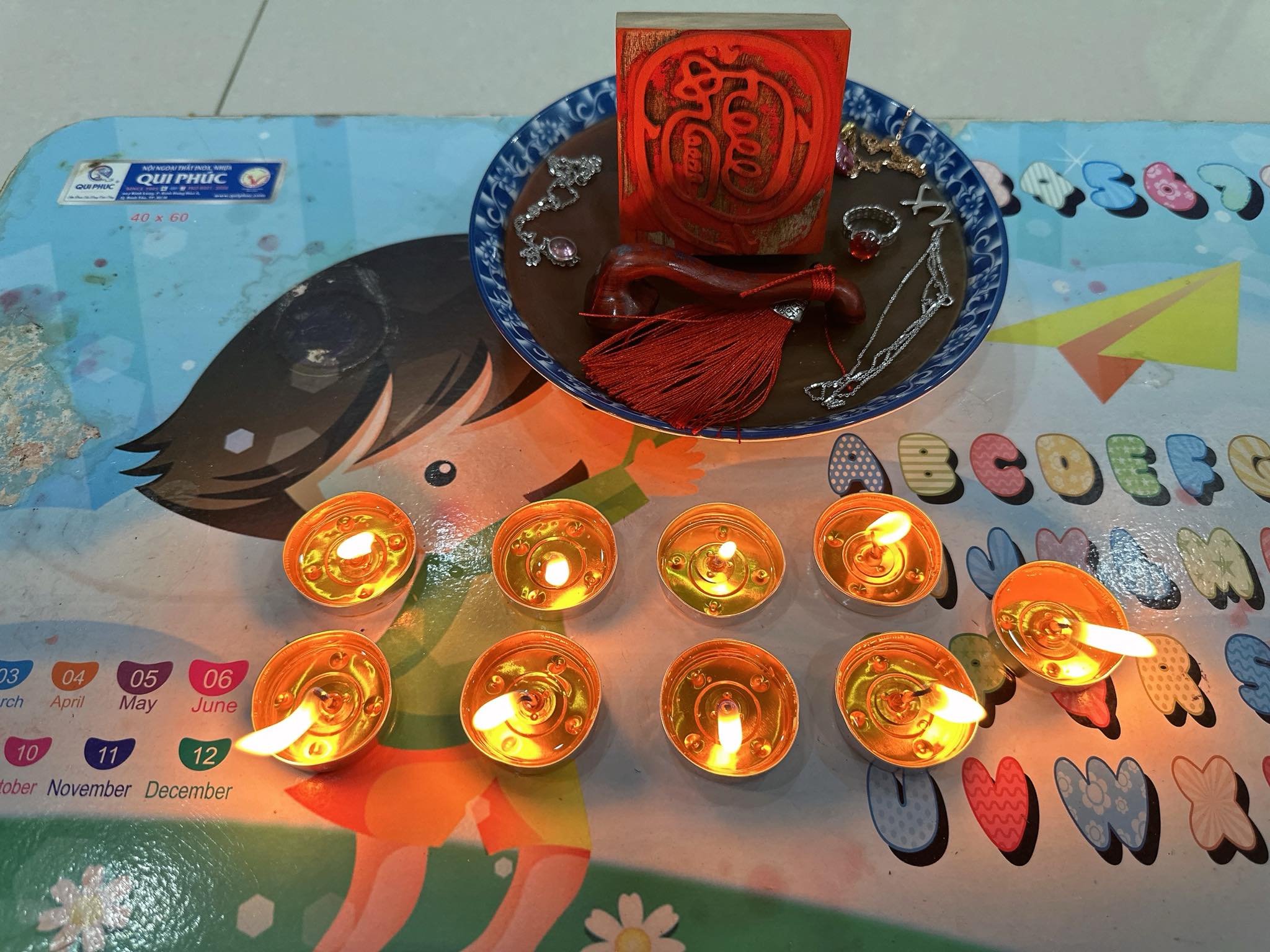 Bàn cúng xung tài khố buổi tối Bàn cúng xung tài khố buổi tối