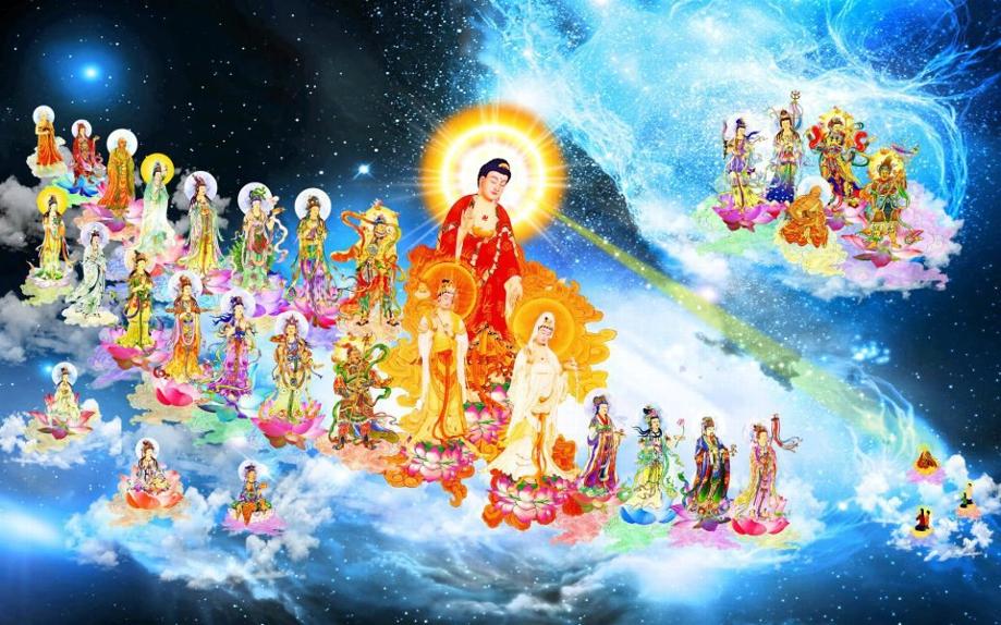 Cầu siêu cảm ứng Liên trì Hải Hội Phật Bồ Tát Cầu siêu cảm ứng Liên trì Hải Hội Phật Bồ Tát