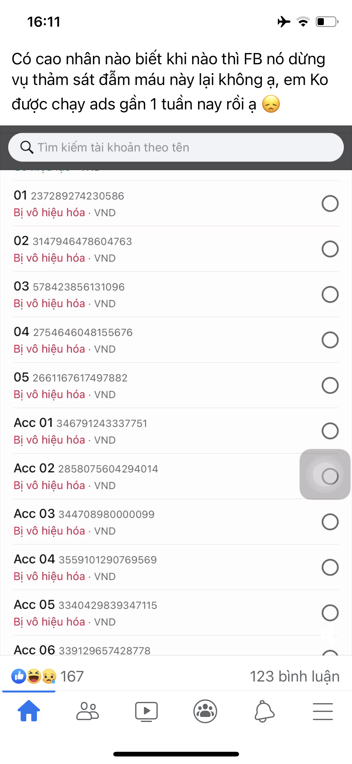 Chết tài khoản Digital Marketing do vi phạm luật chơi Chết tài khoản Digital Marketing do vi phạm luật chơi