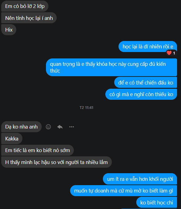 Khách phản hồi hiệu quả học marketing online giúp khách định hướng và hành động tốt hơn Khách phản hồi hiệu quả học marketing online giúp khách định hướng và hành động tốt hơn