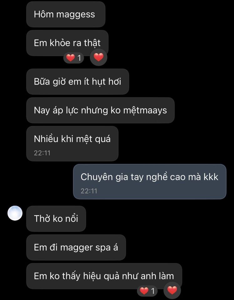 Khách phản hồi hiệu quả massage trị liệu tại nhà Khách phản hồi hiệu quả massage trị liệu tại nhà