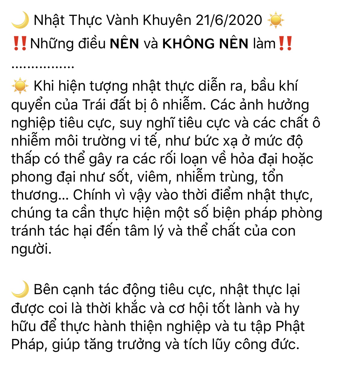 Hướng dẫn về Nhật Thực 21/6/2020 Hướng dẫn về Nhật Thực 21/6/2020