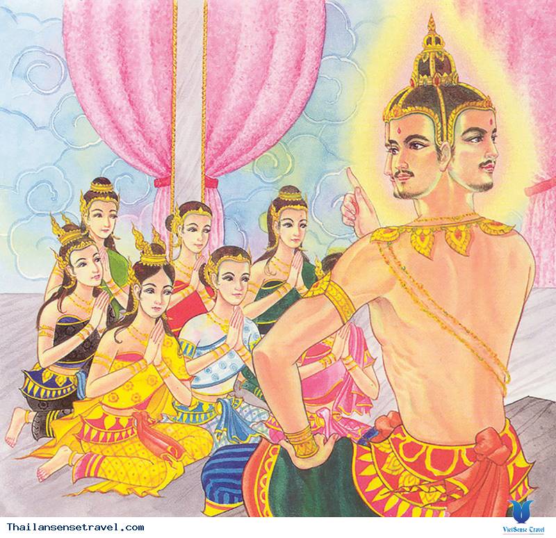 Huyền thoại Songkran - Brahma và 7 người con  Huyền thoại Songkran - Brahma và 7 người con