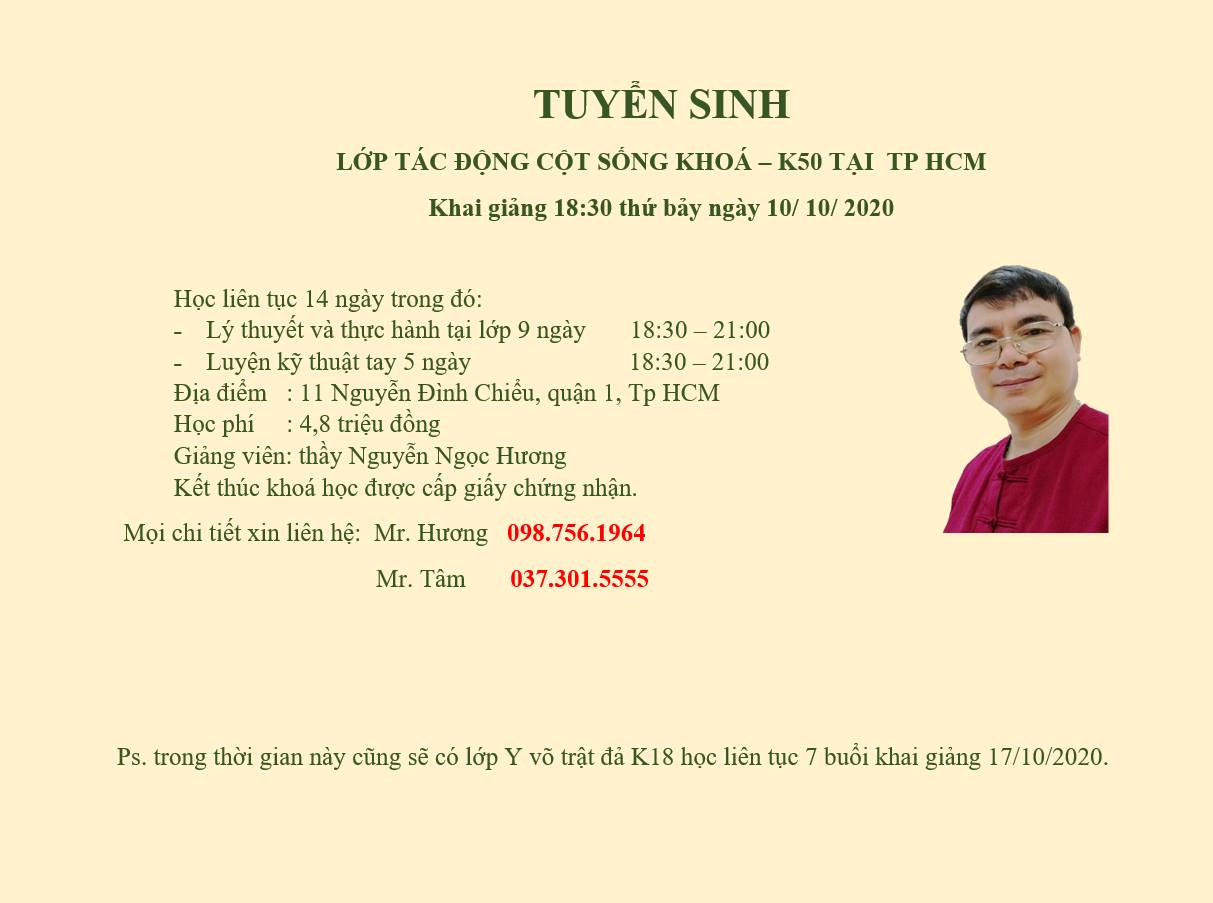 Khóa học Tác Động Cột Sống tại Thành Phố Hồ Chí Minh Khóa học Tác Động Cột Sống tại Thành Phố Hồ Chí Minh