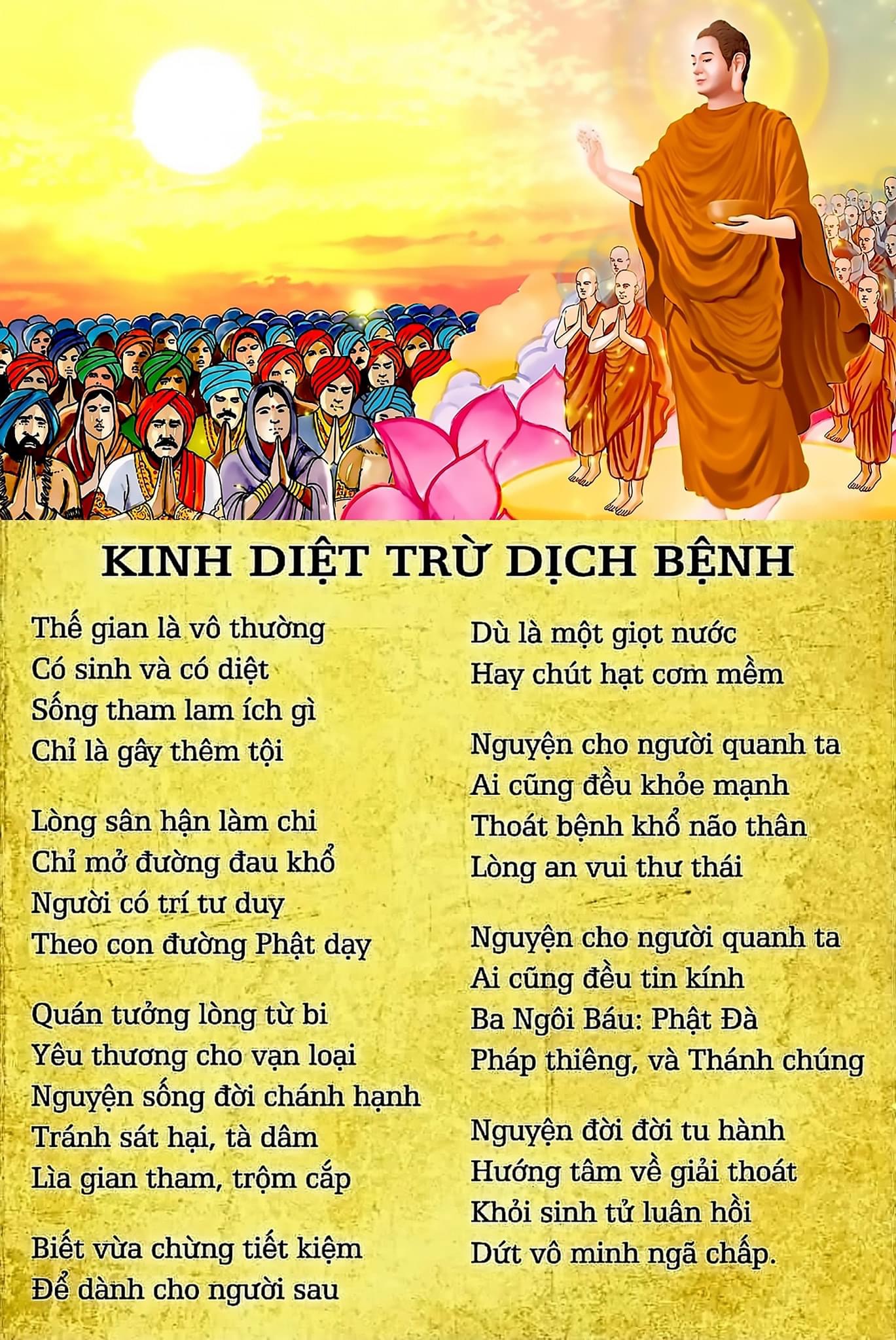 Kinh diệt trừ dịch bệnh Kinh diệt trừ dịch bệnh