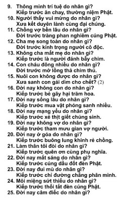 Kinh nhân quả ba đời Kinh nhân quả ba đời