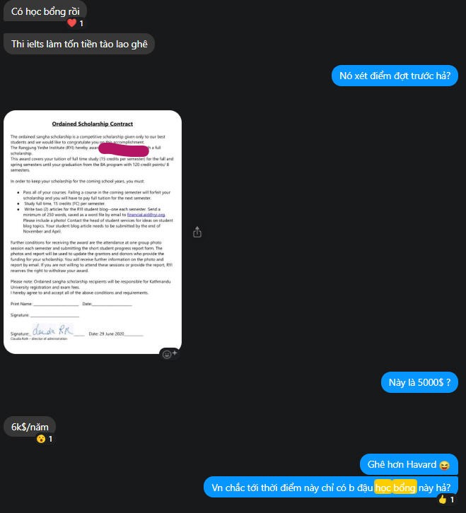 Kỳ Môn Độn Giáp giúp khách ở mỹ đậu học bổng $6,000 Kỳ Môn Độn Giáp giúp khách ở mỹ đậu học bổng $6,000