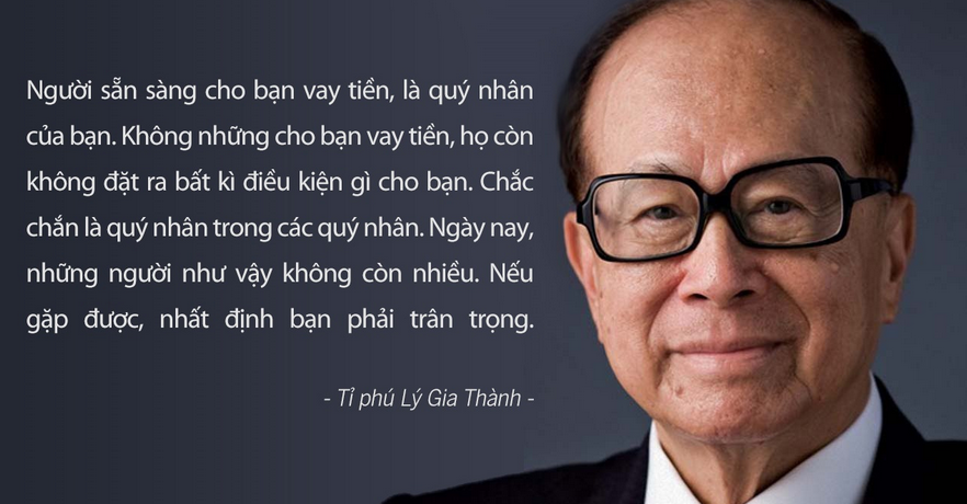 Tỷ phú Lý Gia Thành và vấn đề mượn tiền Tỷ phú Lý Gia Thành và vấn đề mượn tiền
