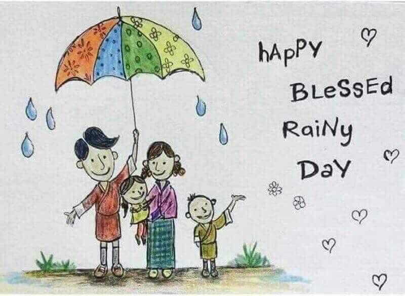 Mưa gia trì cát tường Bhutan Mưa gia trì cát tường Bhutan