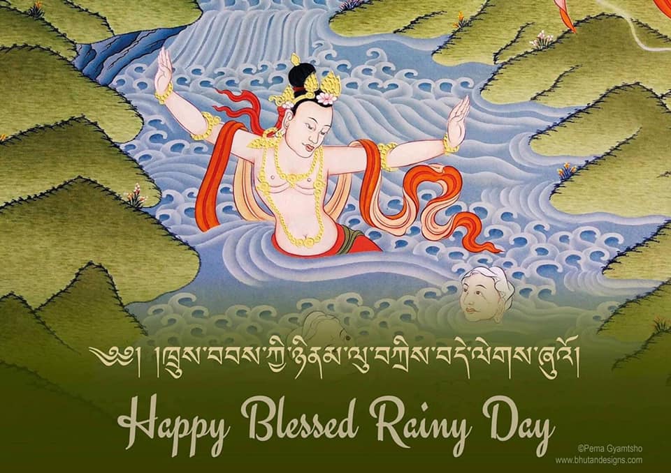 Mưa gia trì cát tường Mưa gia trì cát tường