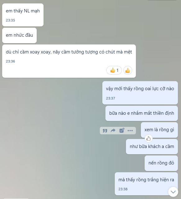 Năng lượng nến rồng mạnh mẽ khách cảm nhận được Năng lượng nến rồng mạnh mẽ khách cảm nhận được