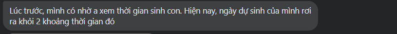 Ngày dự sinh và thực tế Ngày dự sinh và thực tế