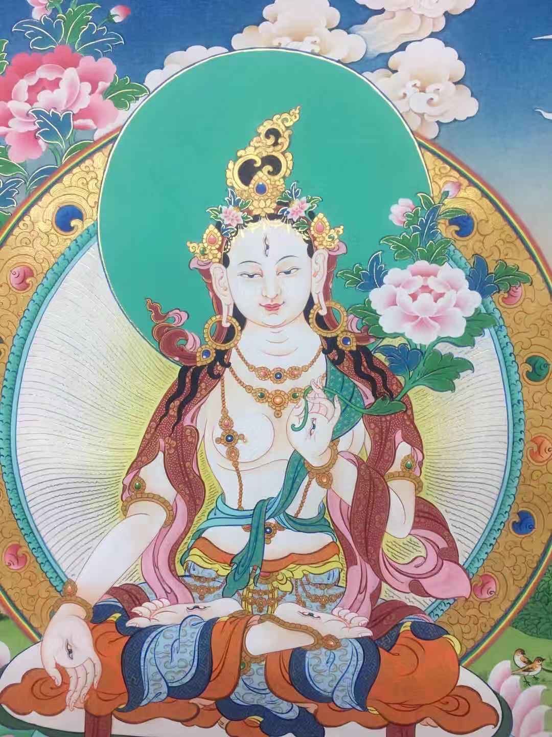 thangka bạch độ mẫu thangka bạch độ mẫu