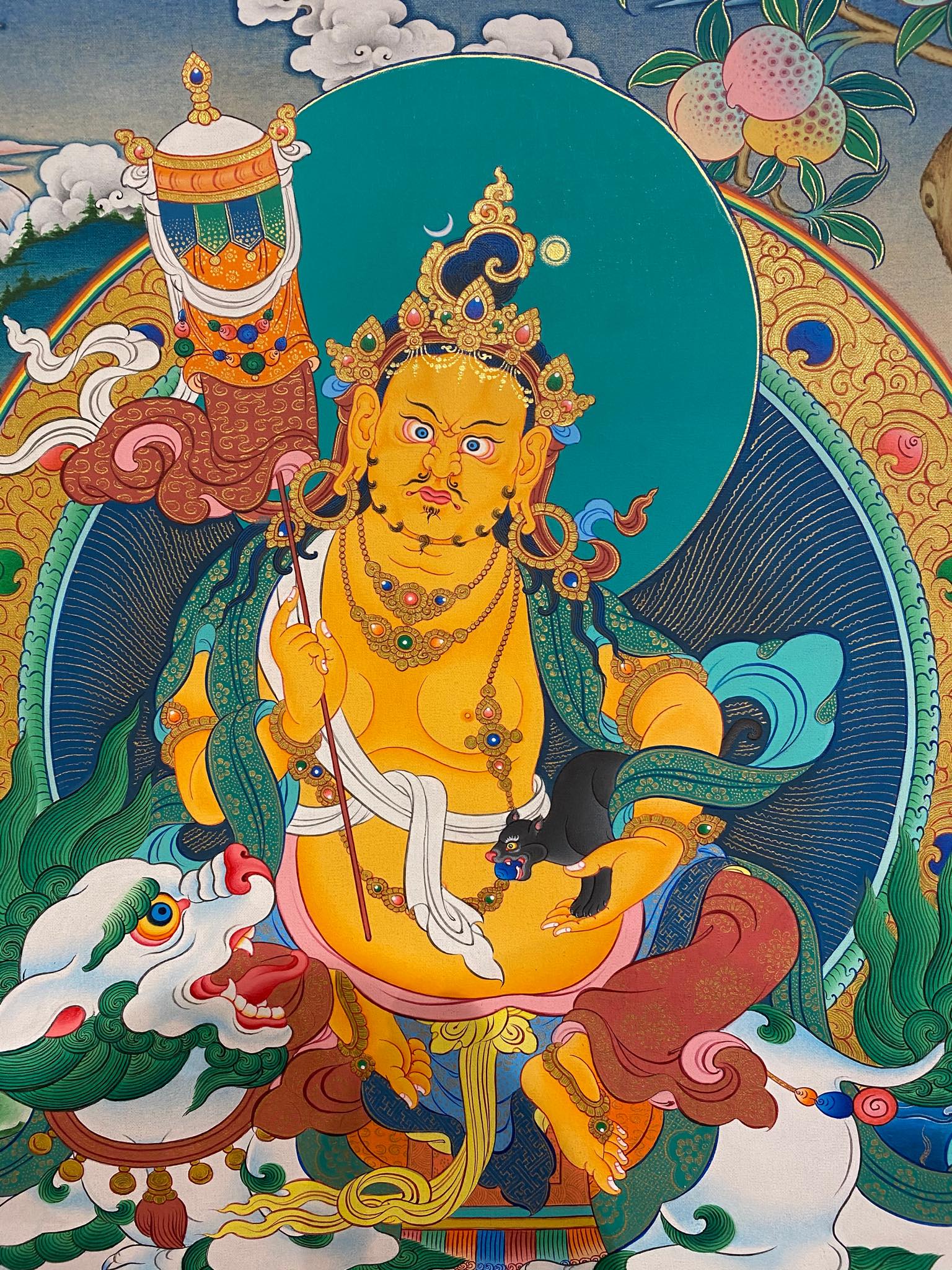 thangka hoàng thần tài dzambala thangka hoàng thần tài dzambala