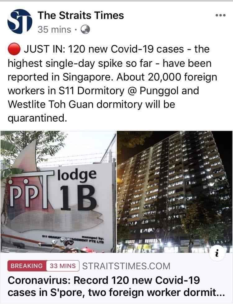 Số người Singapore nhiễm Covid 19 ngày 7/4/2020 Số người Singapore nhiễm Covid 19 ngày 7/4/2020