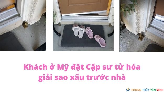 Sư tử đồng hóa giải sao xấu trước nhà ở Mỹ Sư tử đồng hóa giải sao xấu trước nhà ở Mỹ