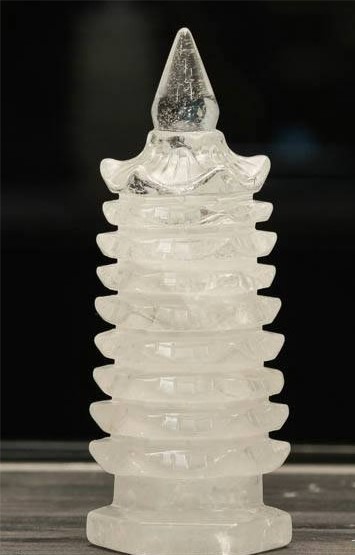 Tháp Văn Xương đá thạch anh trắng Tháp Văn Xương đá thạch anh trắng