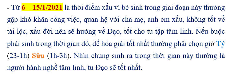 Thời gian sinh mổ đề xuất Thời gian sinh mổ đề xuất