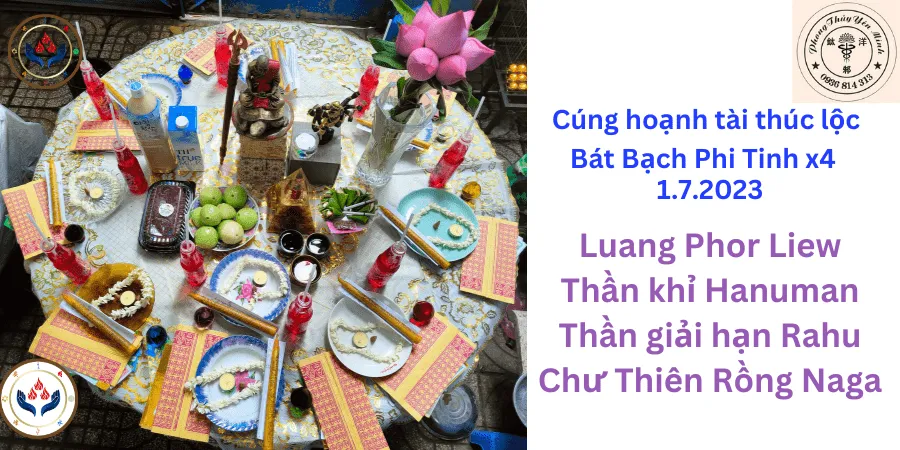 Cúng nến ngũ năng giúp hoạnh tài, thúc lộc, thăng quan 1.7.2023