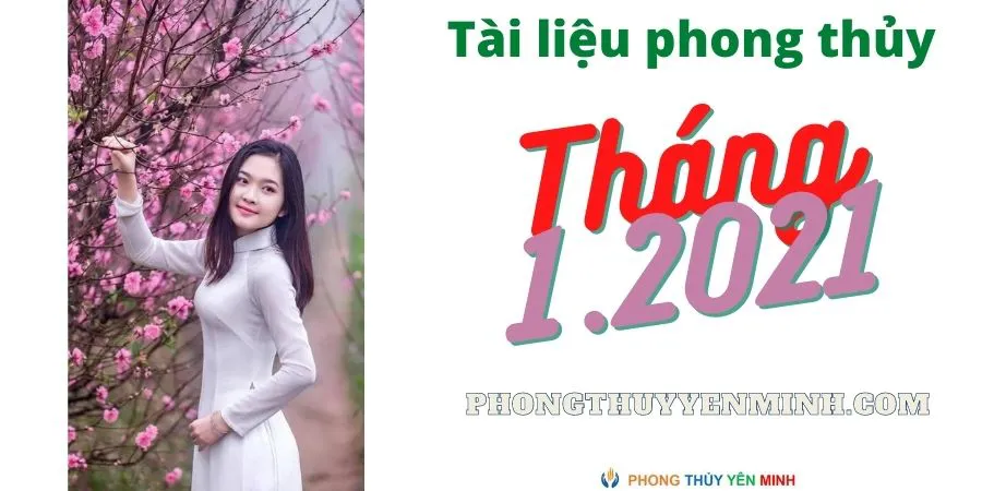 Tài liệu tư vấn phong thủy nhà ở, xem bát tự, kỳ môn độn giáp, xem ngày giờ tháng 1 năm Canh Tý 2021