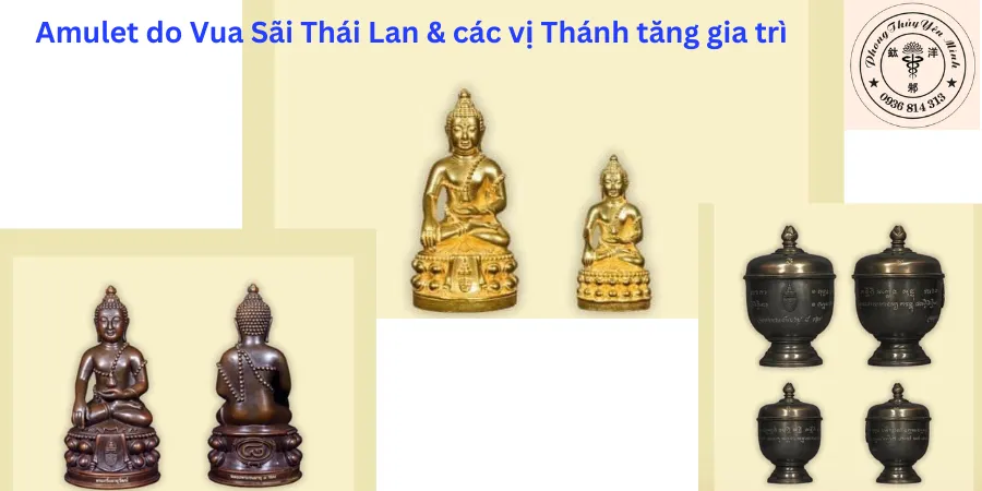 Mở thỉnh amulet Phra Kring, Phra Chaiwat do Đức Vua Sãi Thái Lan gia trì