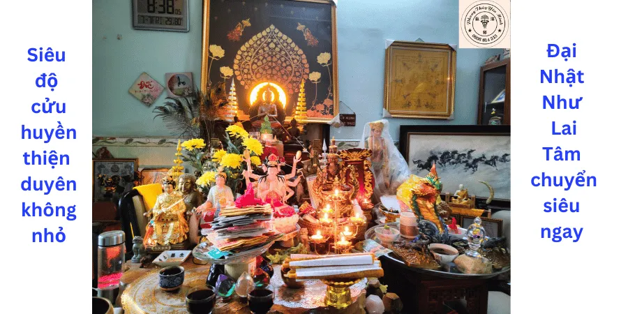 Cúng cầu siêu Đại nhật như lai cổng năng lượng 777 ngày 7.7.2023