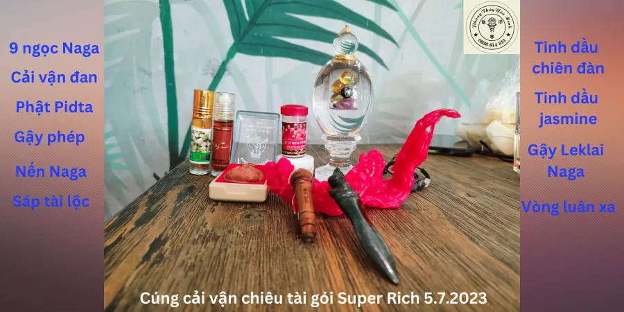 Cúng cải vận chiêu tài gói super rich