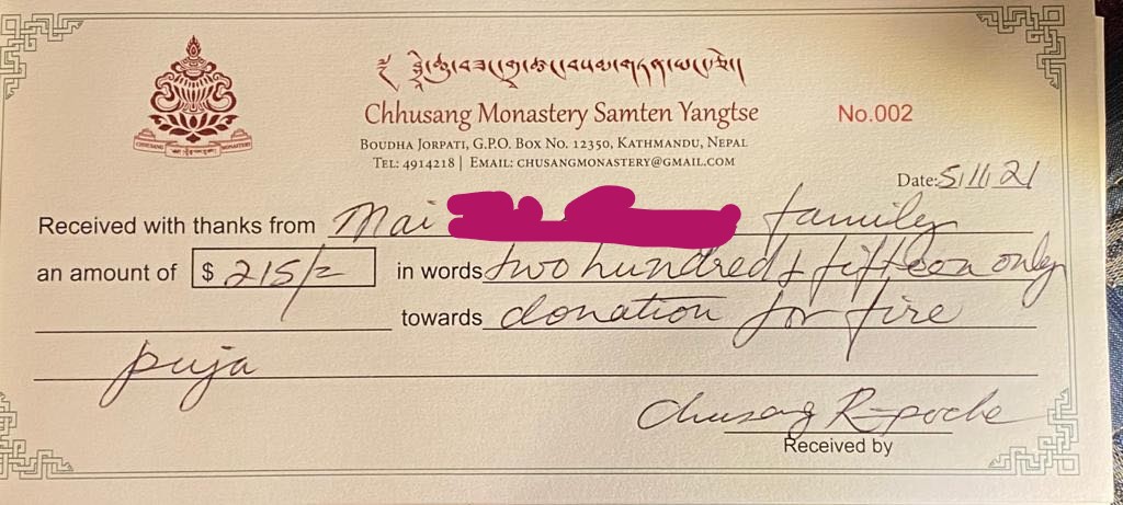 Tịnh tài cho Lễ Hỏa tịnh Fire Puja của khách của Phong Thủy Yên Minh Tịnh tài cho Lễ Hỏa tịnh Fire Puja của khách của Phong Thủy Yên Minh