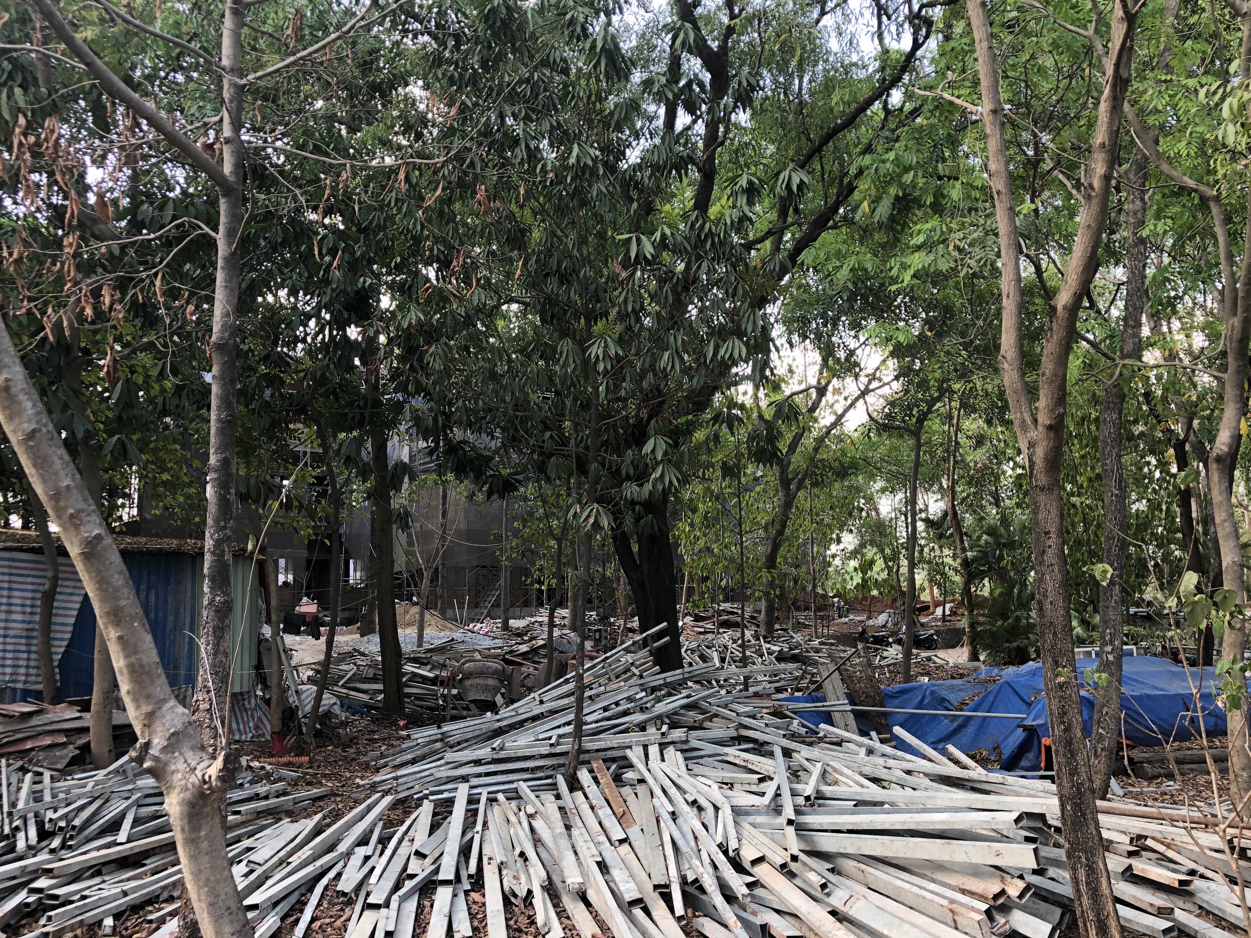 Tịnh xá chùa Bửu Long đang xây Tịnh xá chùa Bửu Long đang xây