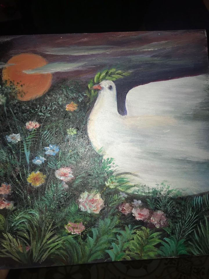 Tranh Phong Thủy Bồ câu Tranh Phong Thủy Bồ câu