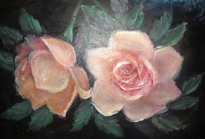 Tranh Phong Thủy hoa hồng Tranh Phong Thủy hoa hồng