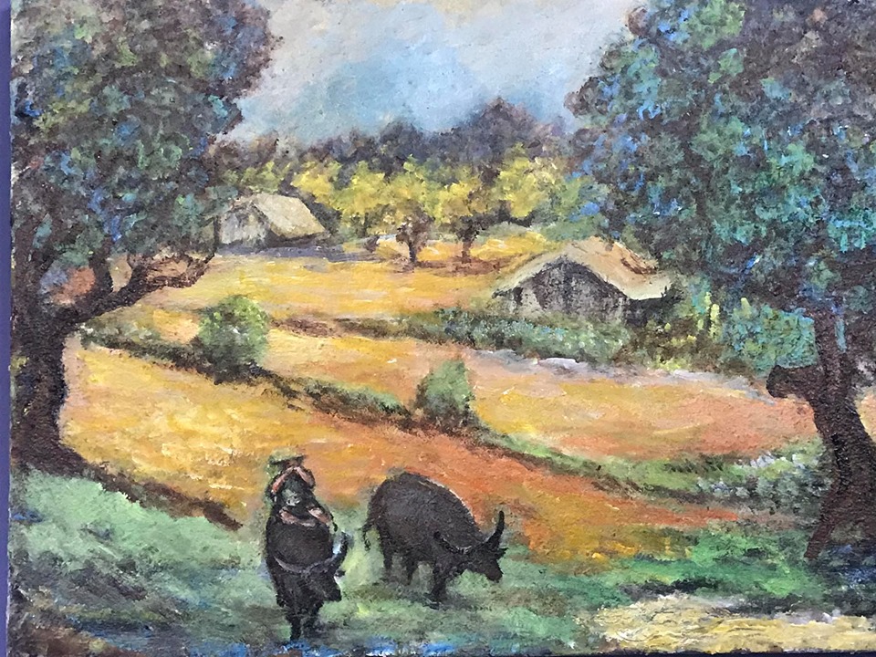 Tranh phong thủy mục đồng Tranh phong thủy mục đồng