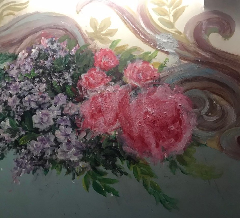 Tranh sơn dầu hoa hồng Tranh sơn dầu hoa hồng