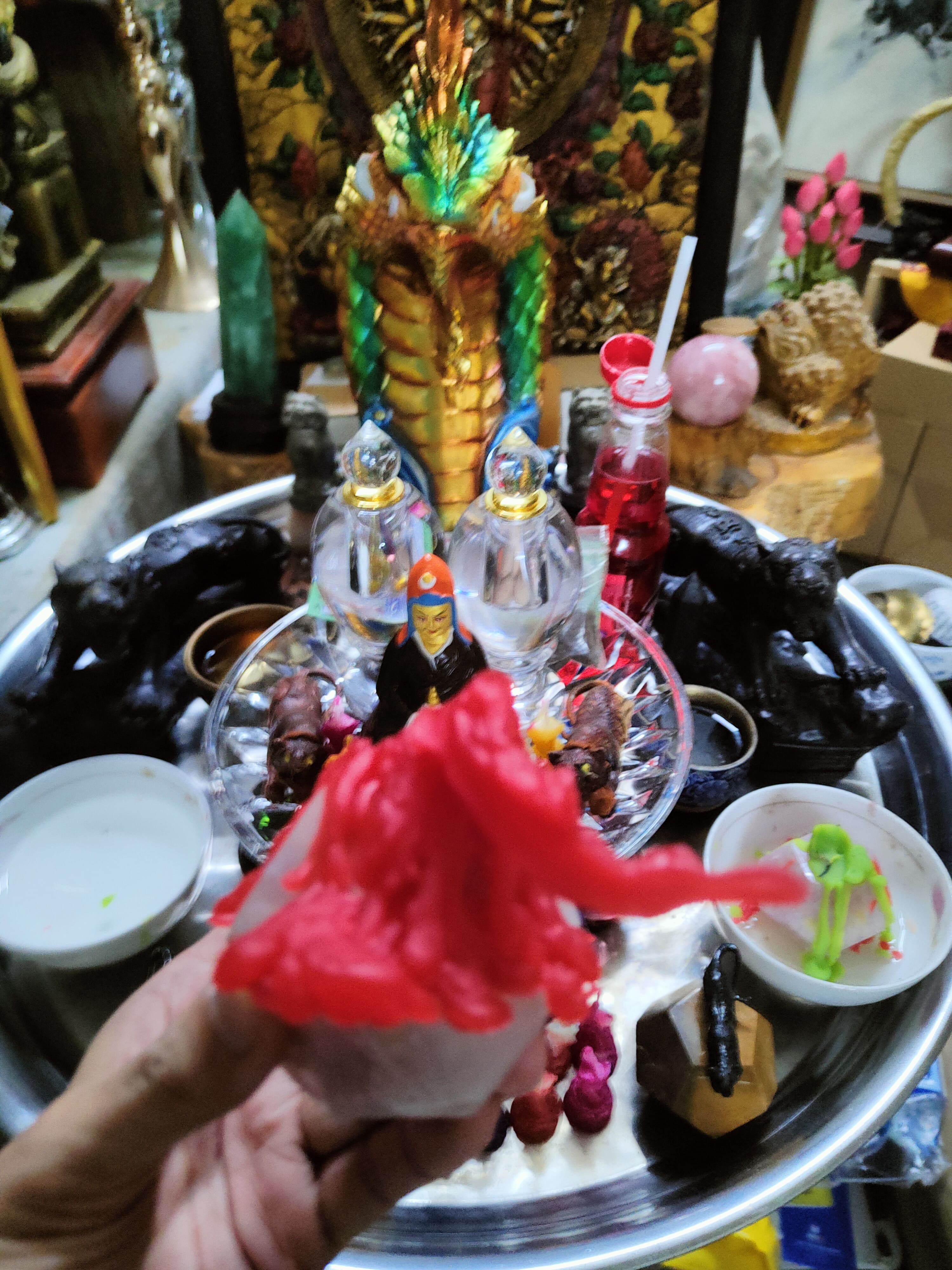 Nến voi tài lộc hình thành từ lễ cúng Naga 8.8.2023 Nến voi tài lộc hình thành từ lễ cúng Naga 8.8.2023