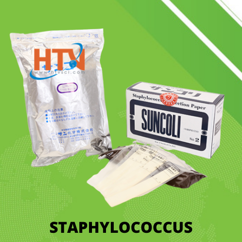 Giấy thử nhanh Staphylococcus thực phẩm - SUNCOLI (2-1)