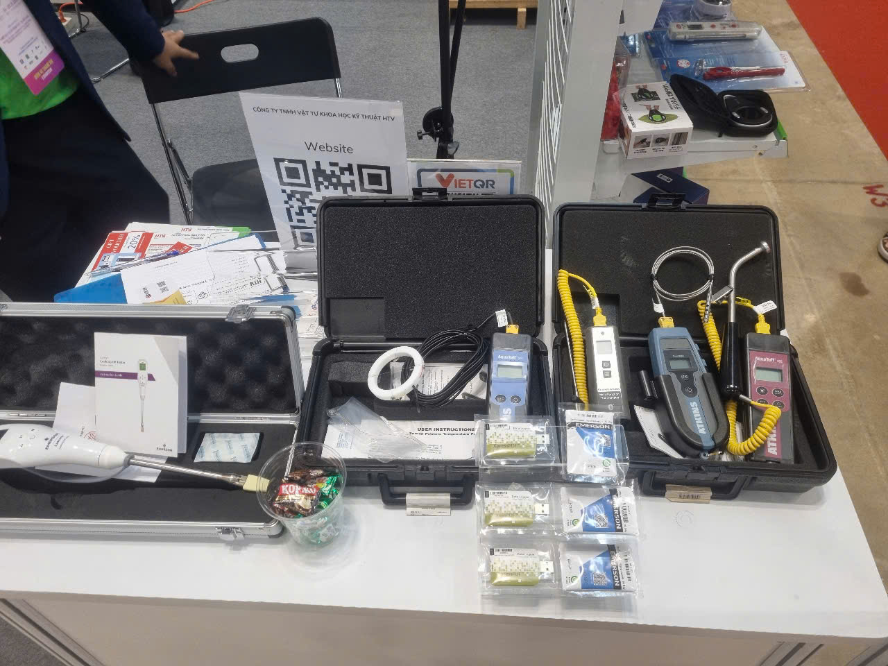 Một số sản phẩm trưng bày tại gian hàng