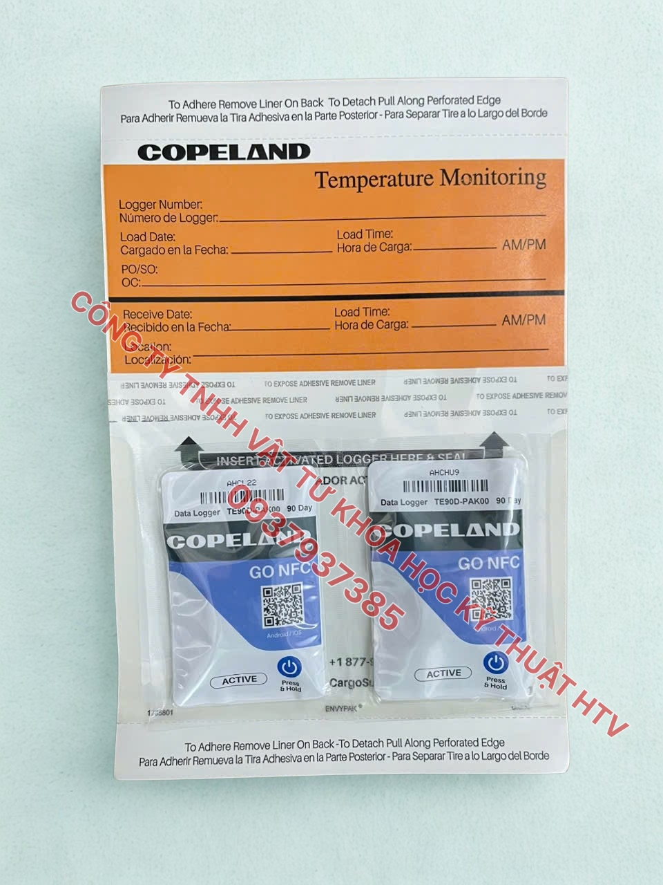 nhiệt kế tự ghi GO NFC bao bì mới