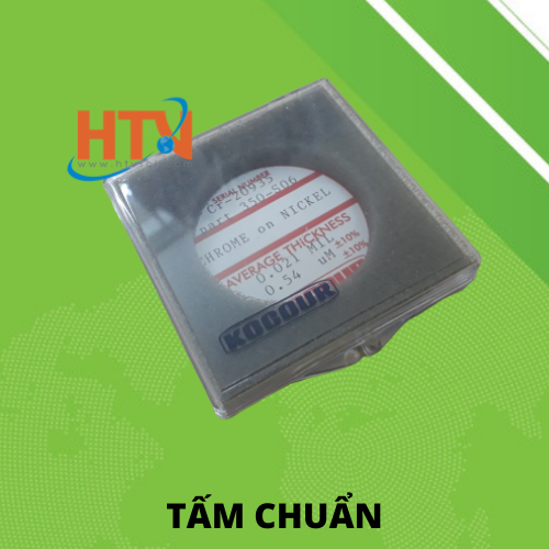 Tấm chuẩn của máy đo đô dày lớp mạ Nickel/Steel, 0.5mil