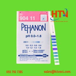 Giấy thử pH PEHANON 0-1.8