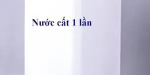 NƯỚC CẤT 1 LẦN