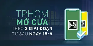 TP.HCM mở cửa theo 3 giai đoạn từ sau 15/9, thí điểm Thẻ Xanh COVID