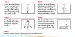 7 bước tự thực hiện test nhanh xét nghiệm tại nhà