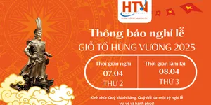 Thông báo lịch nghỉ Giỗ Tổ Hùng Vương 2025