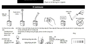 HƯỚNG DẪN KIỂM TRA NITO TỔNG TRONG NƯỚC