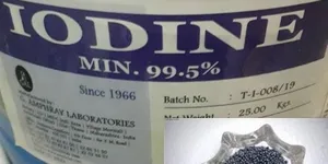 IODINE THAM GIA VÀO NHIỀU CHỨC NĂNG QUAN TRỌNG CỦA CƠ THỂ - IODINE 99.5% DẠNG HẠT