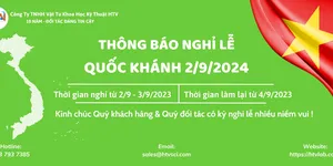 Thông báo nghỉ lễ Quốc khánh 2/9/2024