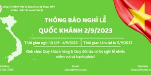 Thông báo nghỉ lễ Quốc khánh 2/9/2023