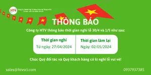 Thông báo nghỉ lễ 30/4 và 1/5 năm 2024